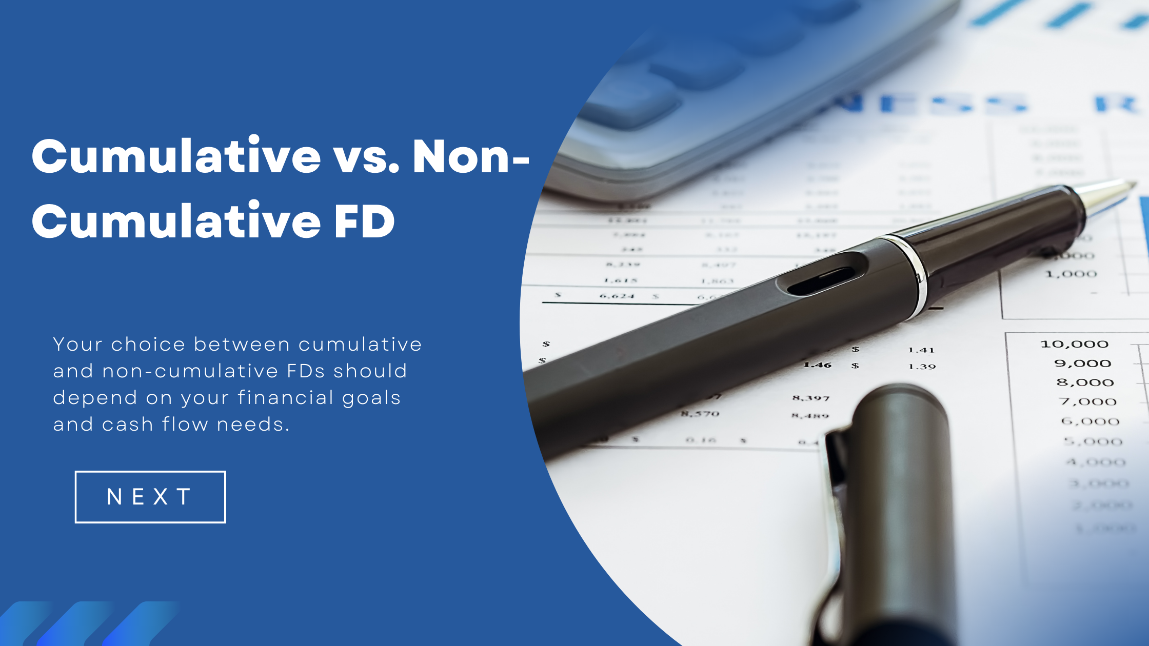 Cumulative vs. Non-Cumulative FD